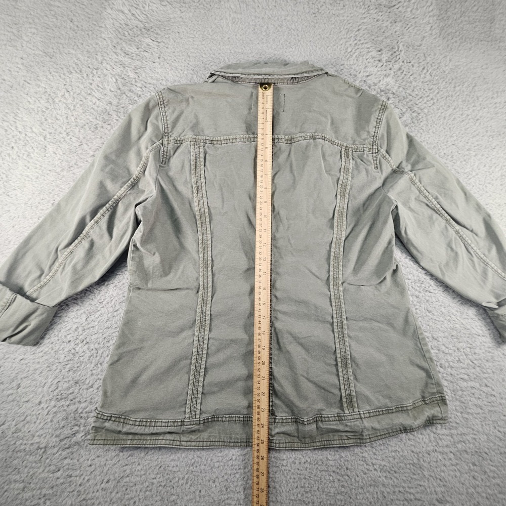 Anthropologie Faded Olive Utility Jacket with Patch Pockets - Picture 8 of 12